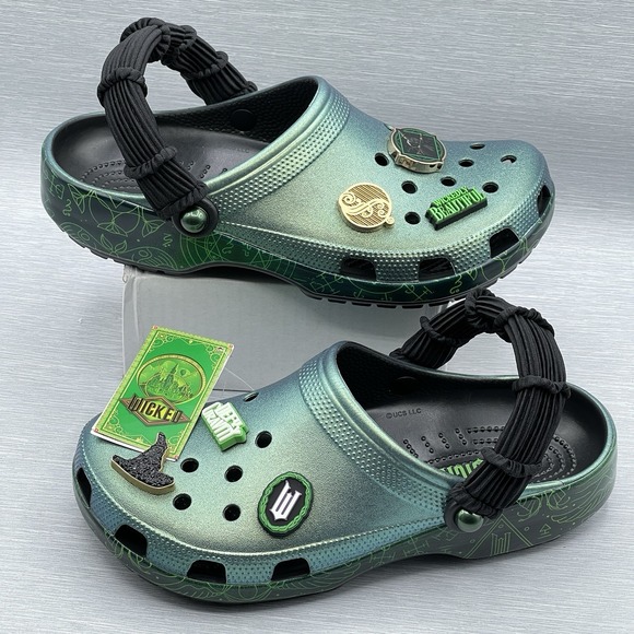 CROCS Shoes - Crocs Wicked Elphaba Men's 5 Women's 7 Classic Clogs Limited Edition For Good